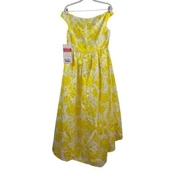 EY Boutique Especially Yours New Yellow Floral Feeling Beautiful Dress Size 10 - Picture 13 of 14